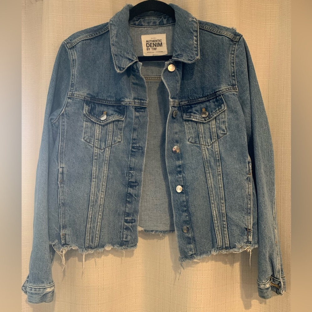 Zara Denim Blue Jacket by TNF